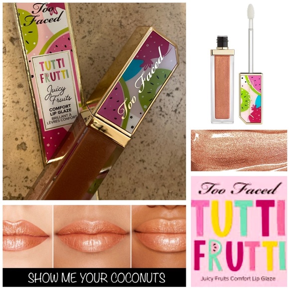 Too Faced Other - TOO FACED Tutti Frutti Comfort LIP GLAZE Coconuts